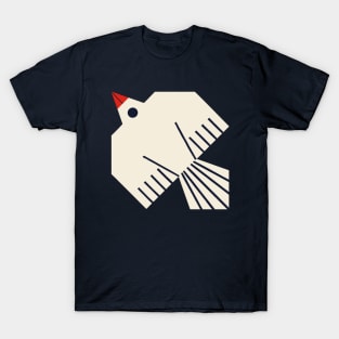 Geometric Vintage Bird T-Shirt